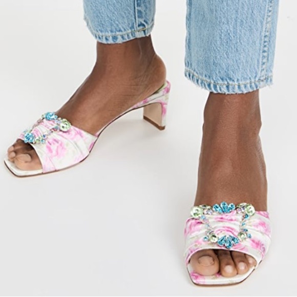 Sophia Webster X LoveShackFancy Margaux Mules - Picture 2 of 7